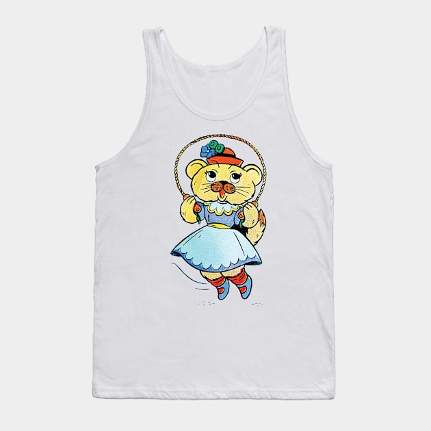 Miss Kitty Jumps Rope to Work Through the Anger and Sorrow Tank Top by Eugene and Jonnie Tee's